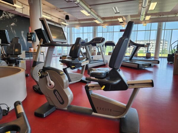Vélo excite couché technogym